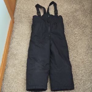 Lands End Kids Black Snow Pants